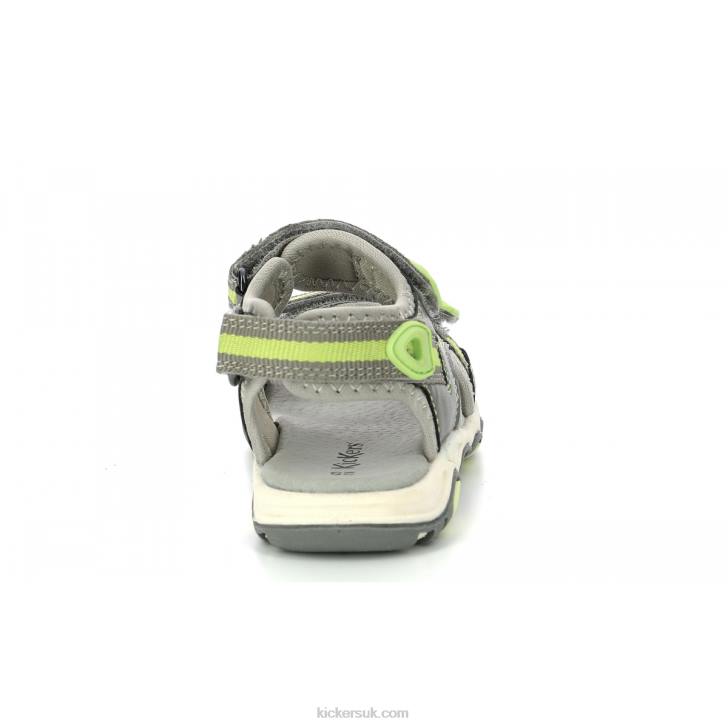 Kiwi Light Grey Kickers ZDBR724 Kids