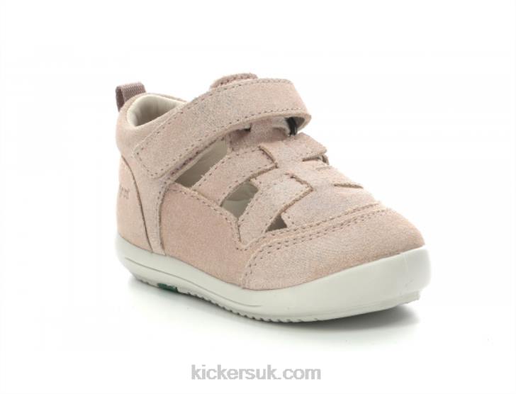 Klony Light Pink Metallized Kickers ZDBR567 Kids