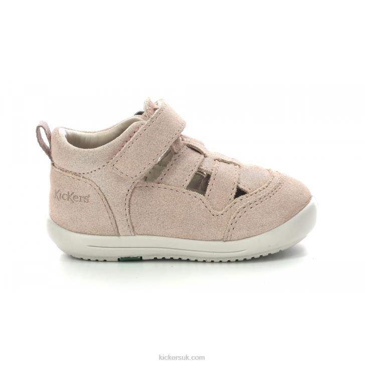 Klony Light Pink Metallized Kickers ZDBR567 Kids