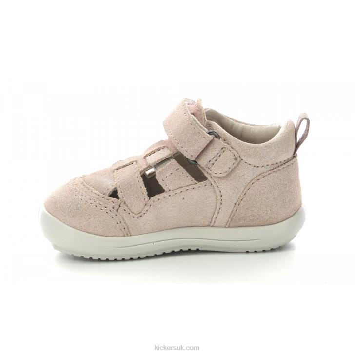 Klony Light Pink Metallized Kickers ZDBR567 Kids