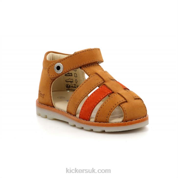 Nonopi Camel Orange Kickers ZDBR700 Kids