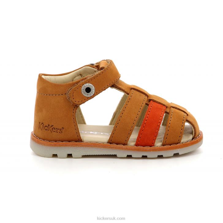 Nonopi Camel Orange Kickers ZDBR700 Kids