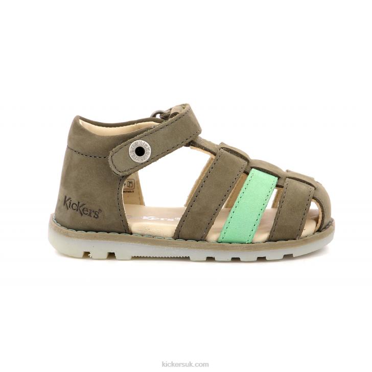 Nonopi Khaki Green Kickers ZDBR701 Kids