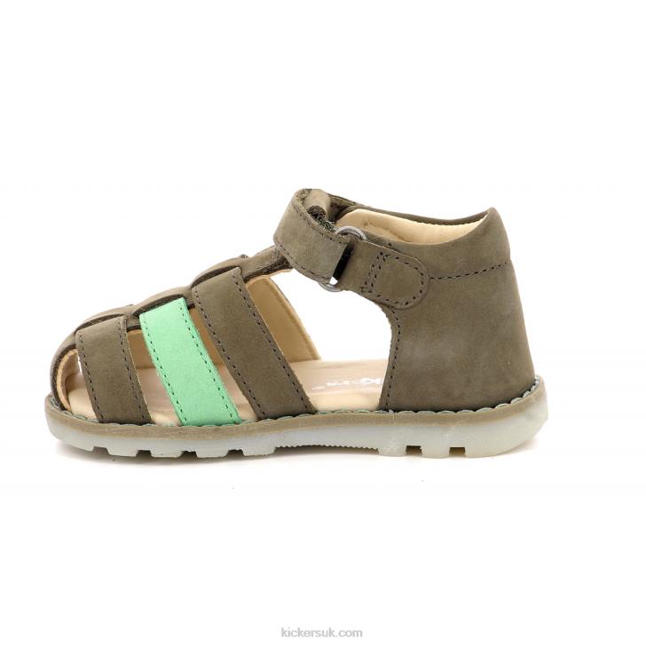 Nonopi Khaki Green Kickers ZDBR701 Kids