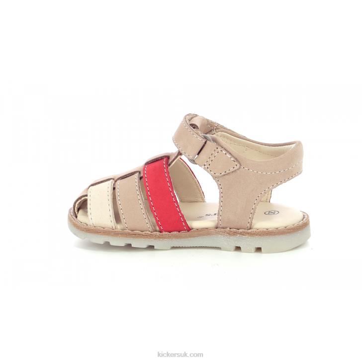 Nonosti Beige Red Kickers ZDBR587 Kids