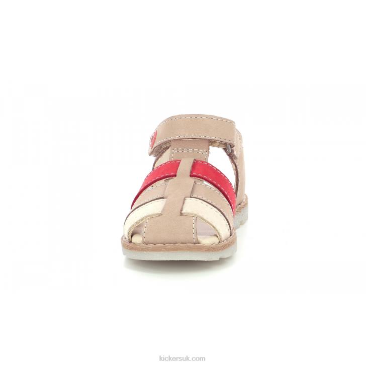 Nonosti Beige Red Kickers ZDBR587 Kids