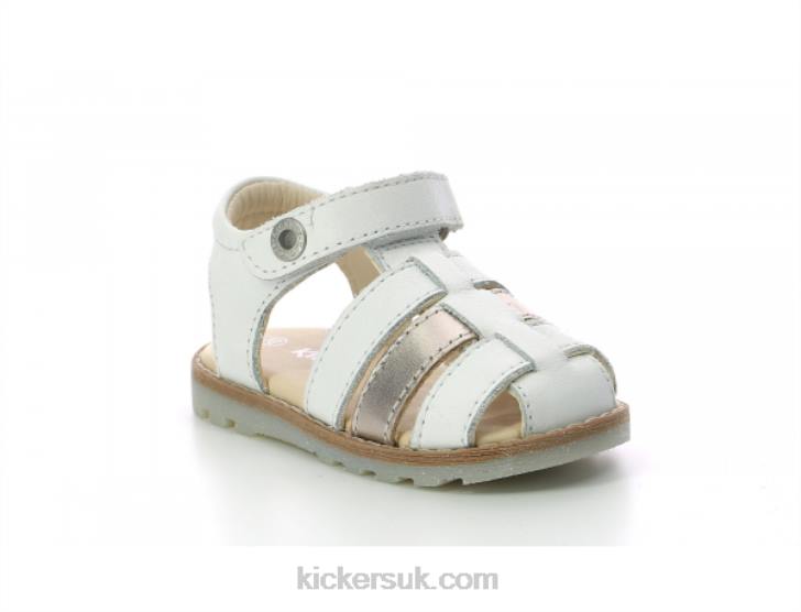 Nonosti White Silver Kickers ZDBR622 Kids
