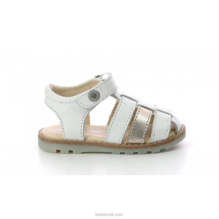 Nonosti White Silver Kickers ZDBR622 Kids