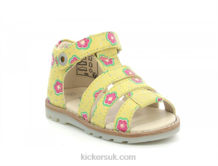 Noopi Yellow Flower Kickers ZDBR389 Kids