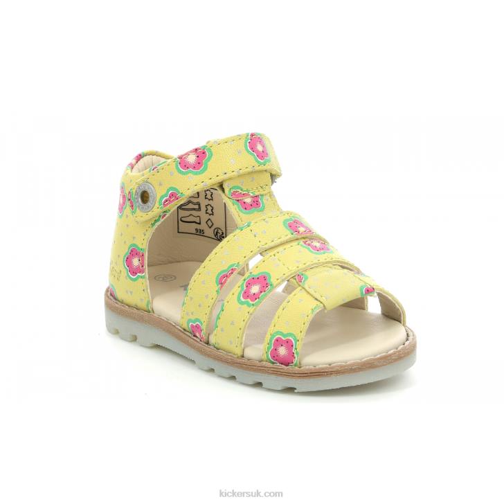 Noopi Yellow Flower Kickers ZDBR389 Kids