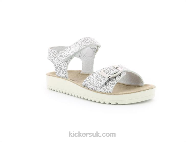 Odyssa White Leopard Kickers ZDBR699 Kids