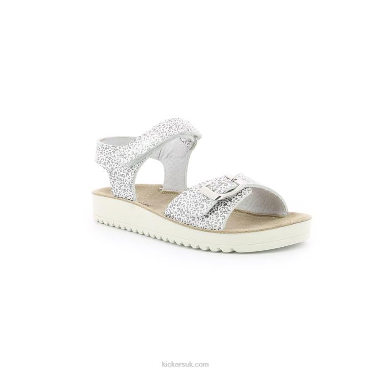 Odyssa White Leopard Kickers ZDBR699 Kids