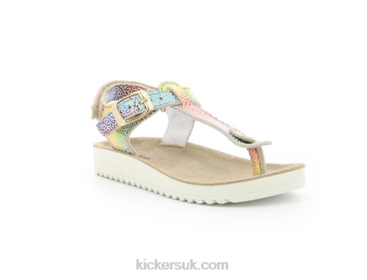 Odysse Beige Multicolor Leopard Kickers ZDBR747 Kids