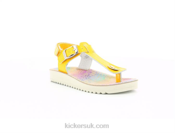 Odysse Yellow Patent Kickers ZDBR763 Kids