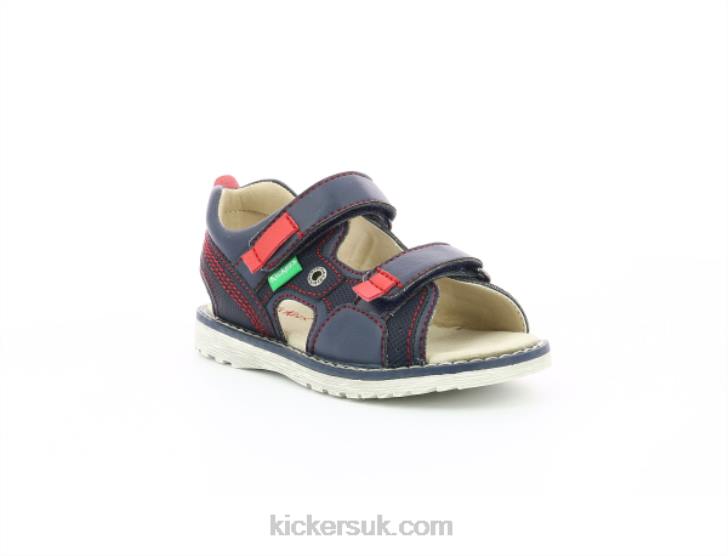 Pepper Navy Red Kickers ZDBR708 Kids
