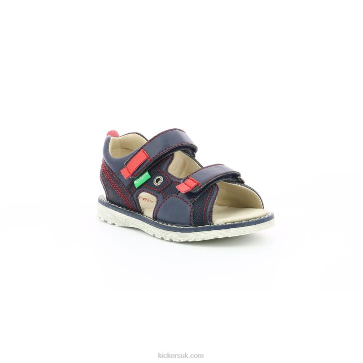Pepper Navy Red Kickers ZDBR708 Kids