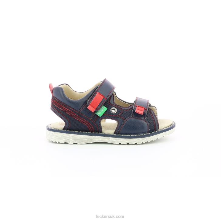 Pepper Navy Red Kickers ZDBR708 Kids