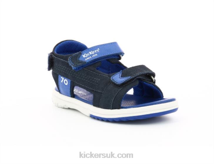 Plane Navy Blue Kickers ZDBR672 Kids