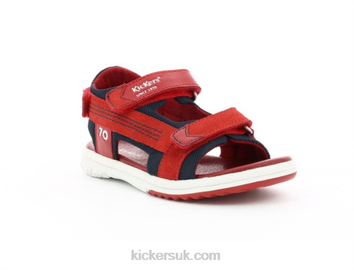 Plane Red Navy Kickers ZDBR640 Kids