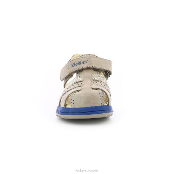 Platinium Grey Blue Kickers ZDBR707 Kids