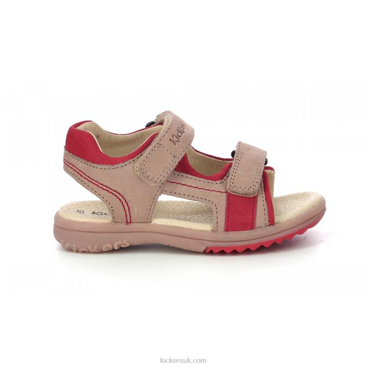 Platino Beige Orange Kickers ZDBR405 Kids