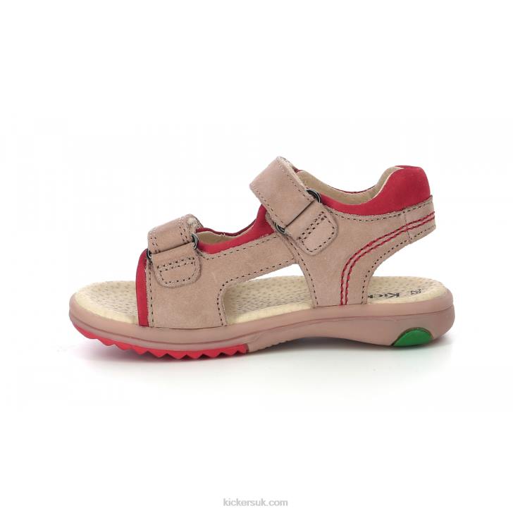 Platino Beige Orange Kickers ZDBR405 Kids