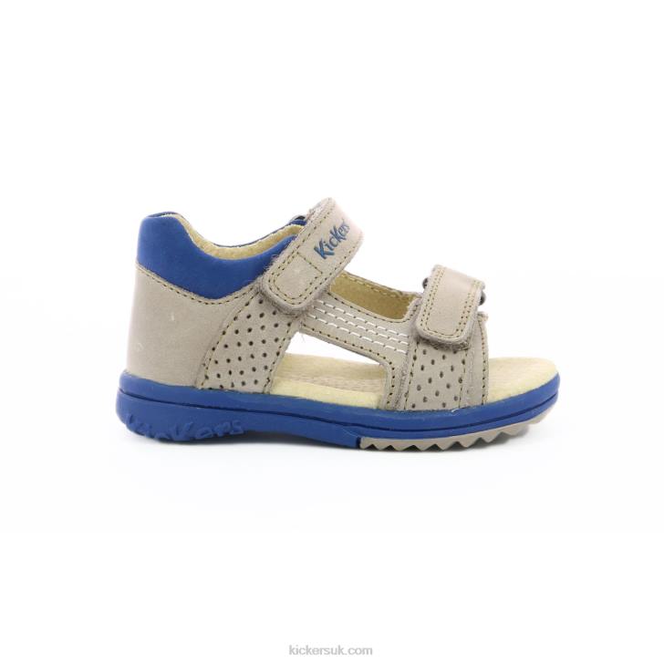 Plazabi Grey Blue Kickers ZDBR390 Kids
