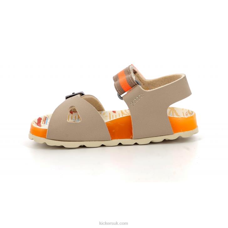 Sostreet Beige Orange Surf Kickers ZDBR572 Kids
