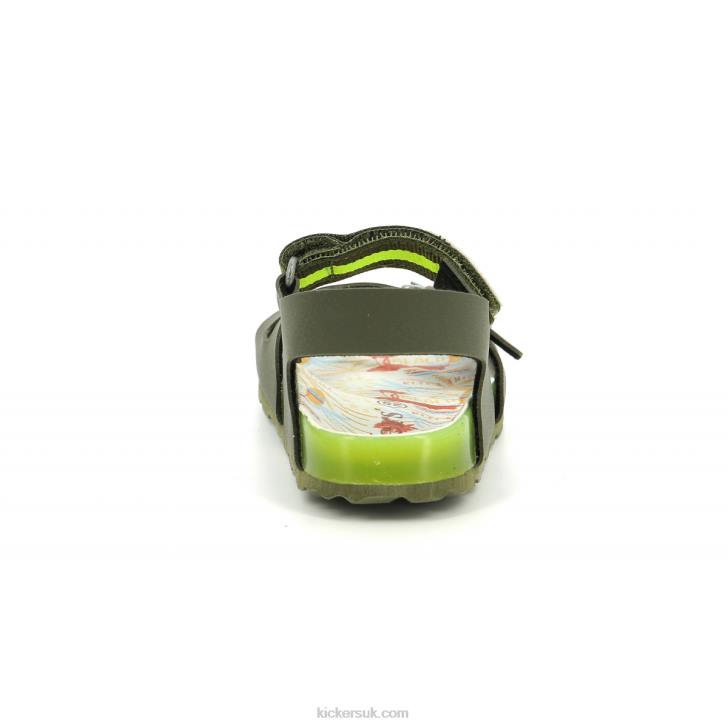 Sostreet Khaki Yellow Surf Kickers ZDBR573 Kids