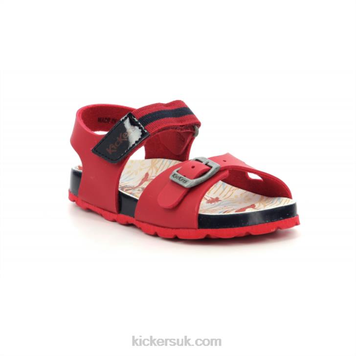 Sostreet Red Navy Surf Kickers ZDBR574 Kids