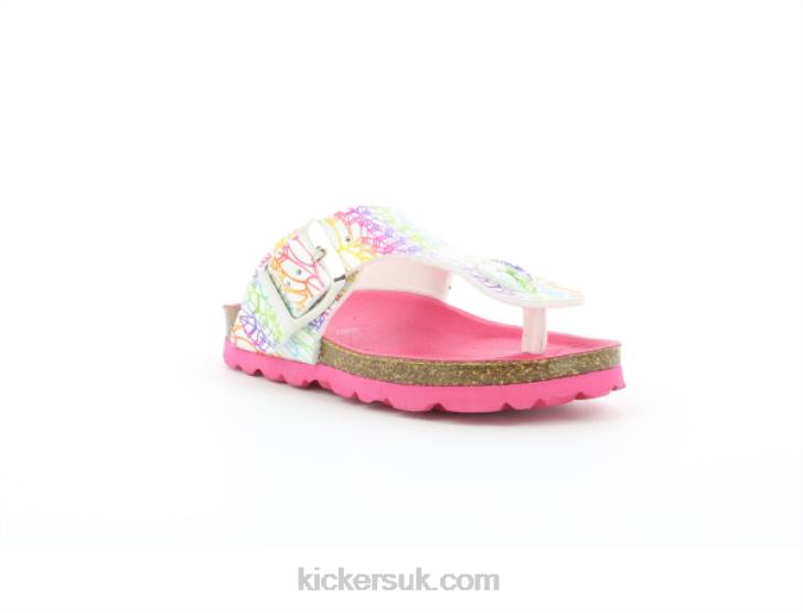 Summeriza White Multico Ethnic Kickers ZDBR470 Kids