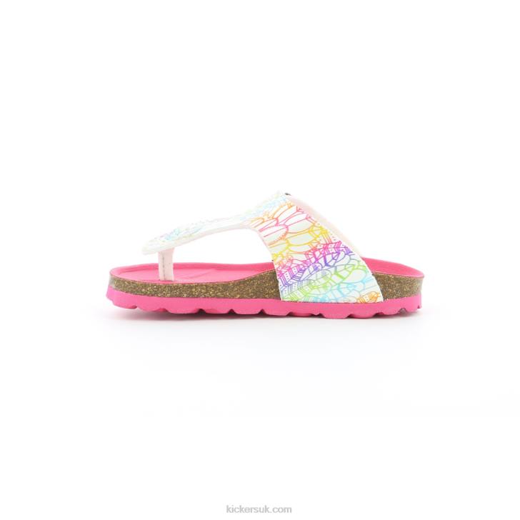 Summeriza White Multico Ethnic Kickers ZDBR470 Kids