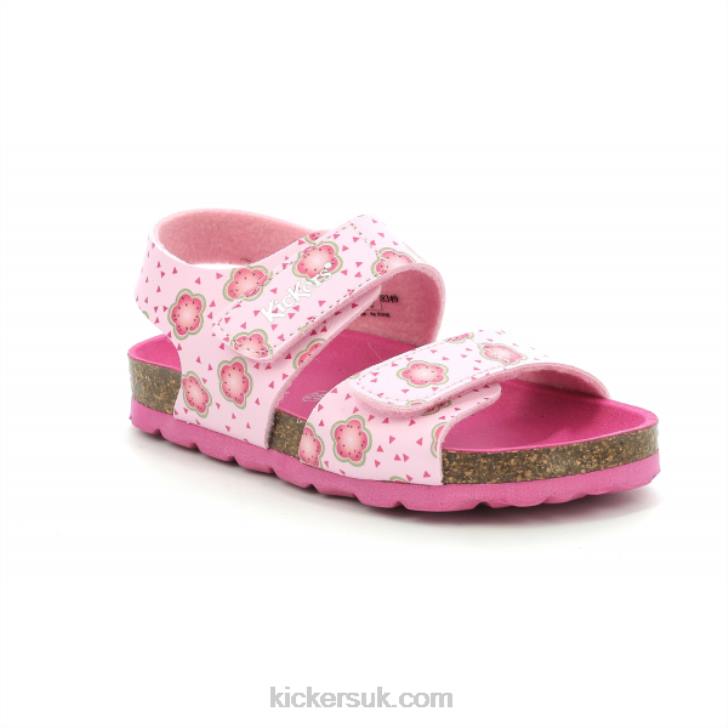 Summerkro Light Pink Flower Kickers ZDBR528 Kids