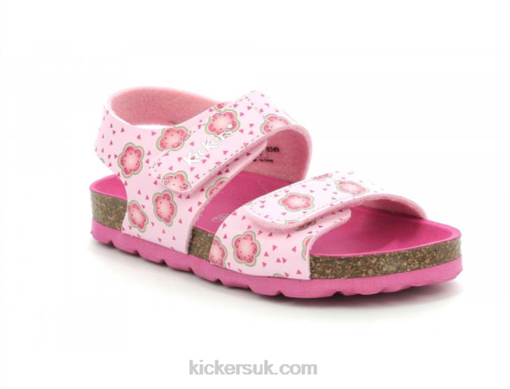 Summerkro Light Pink Flower Kickers ZDBR562 Kids