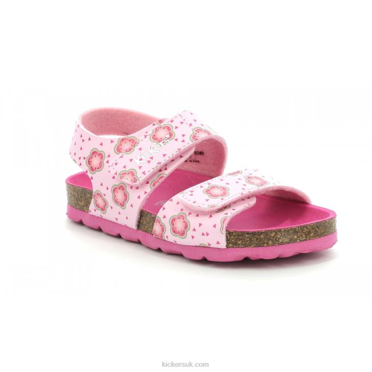 Summerkro Light Pink Flower Kickers ZDBR562 Kids