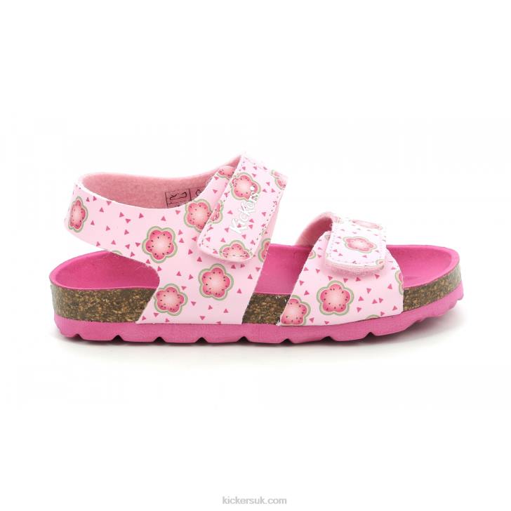 Summerkro Light Pink Flower Kickers ZDBR562 Kids