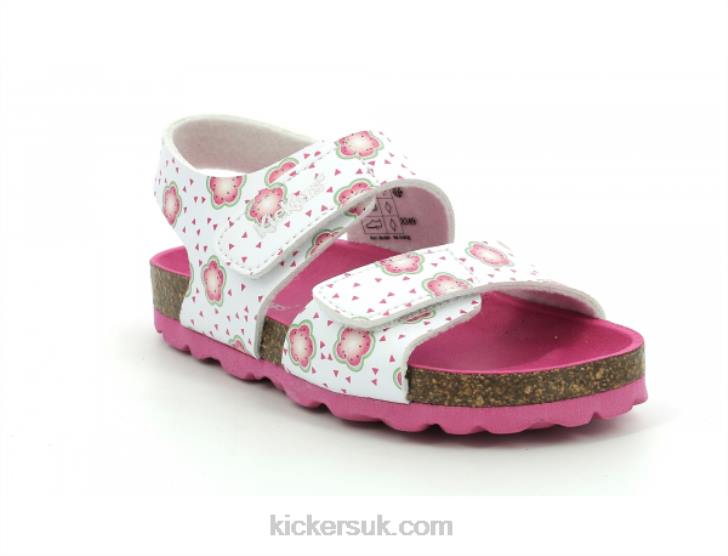 Summerkro Off White Flower Kickers ZDBR563 Kids