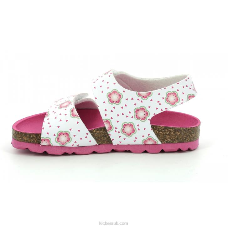 Summerkro Off White Flower Kickers ZDBR563 Kids