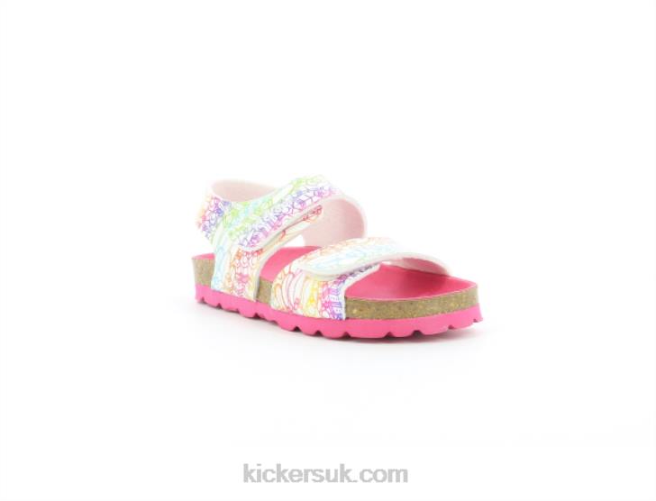 Summerkro White Multico Ethnic Kickers ZDBR755 Kids