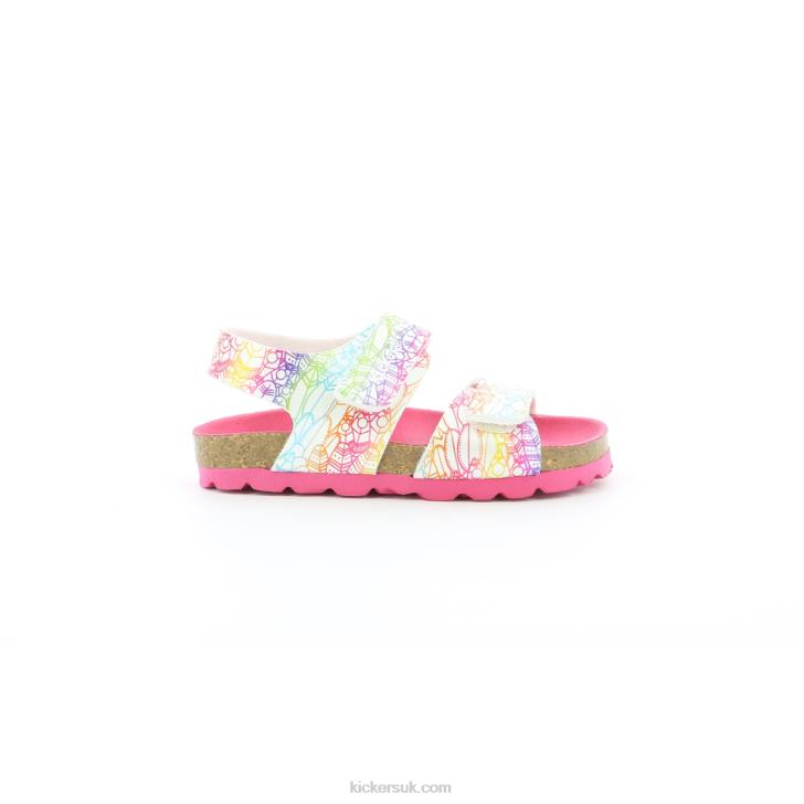 Summerkro White Multico Ethnic Kickers ZDBR755 Kids