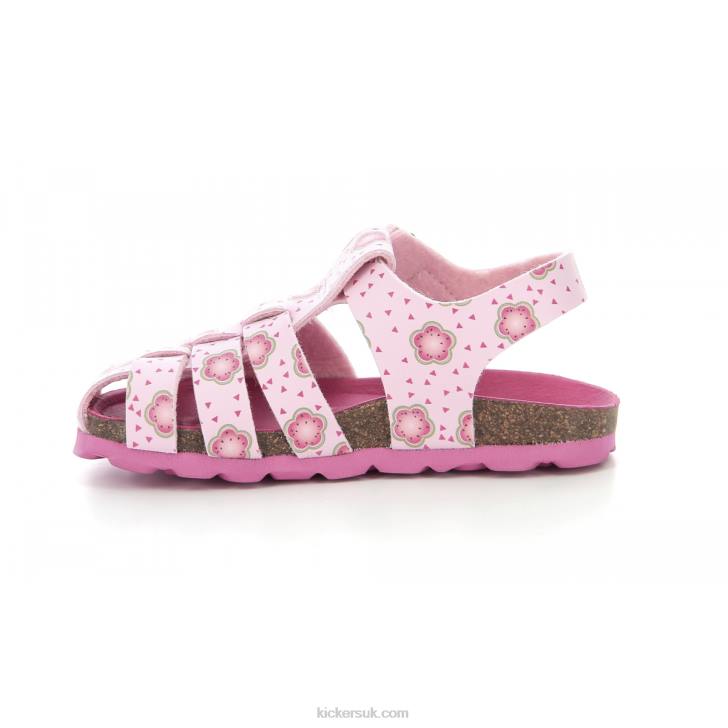 Summertan Light Pink Flower Kickers ZDBR637 Kids