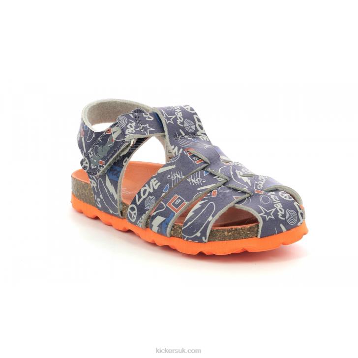 Summertan Navy Street Kickers ZDBR395 Kids