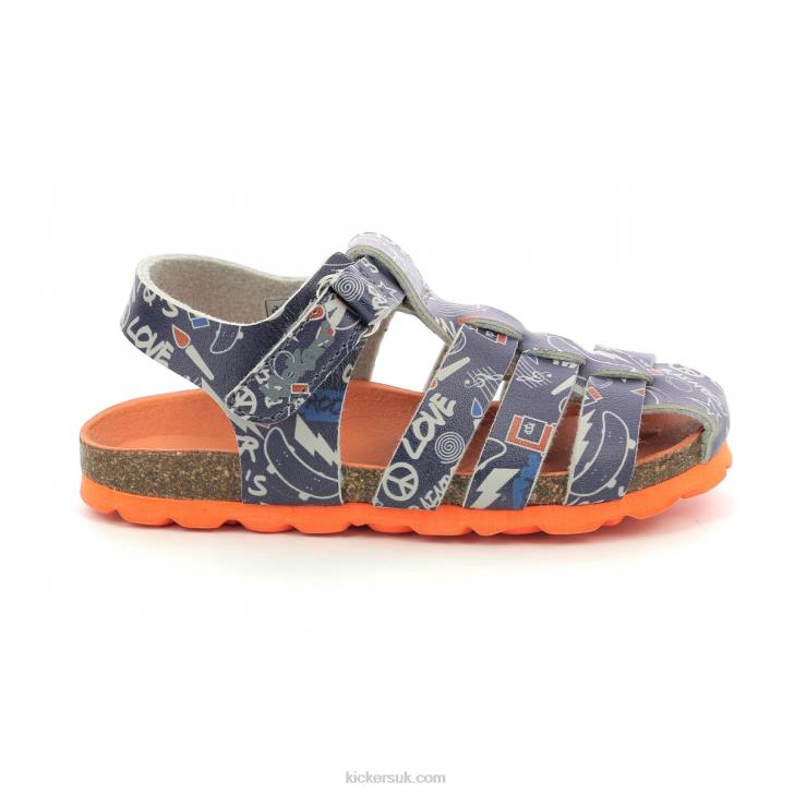 Summertan Navy Street Kickers ZDBR395 Kids