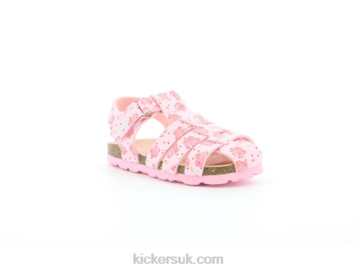 Summertan Pink Flower Kickers ZDBR750 Kids