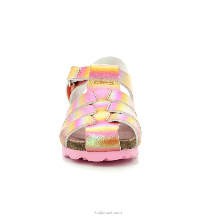 Summertan Pink Rainbow Kickers ZDBR644 Kids