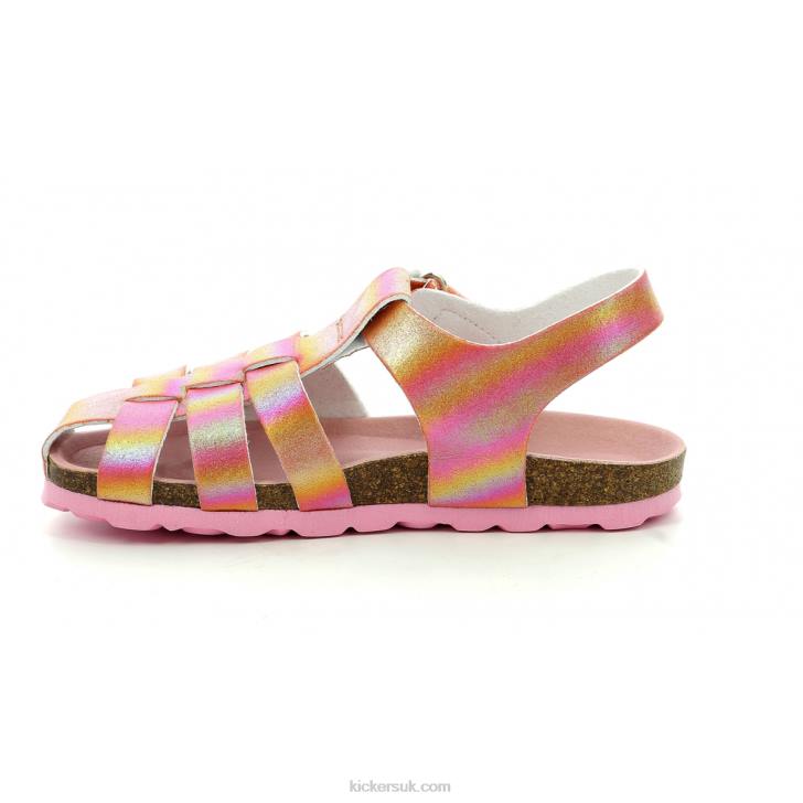 Summertan Pink Rainbow Kickers ZDBR686 Kids