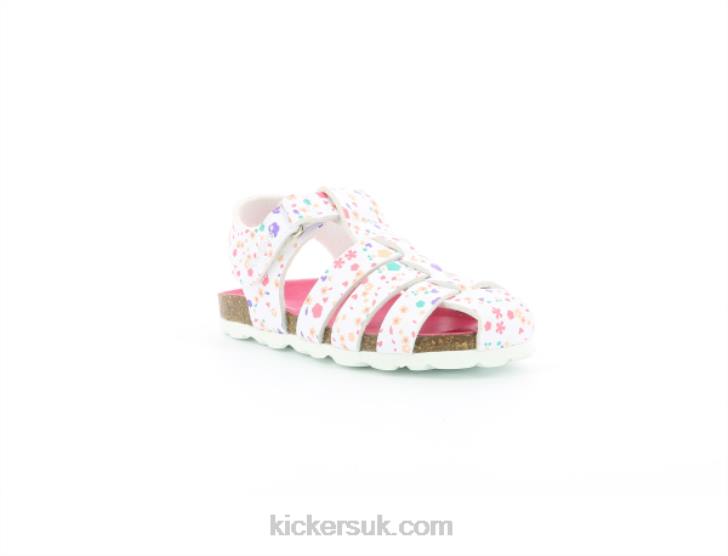 Summertan White Blossom Kickers ZDBR753 Kids