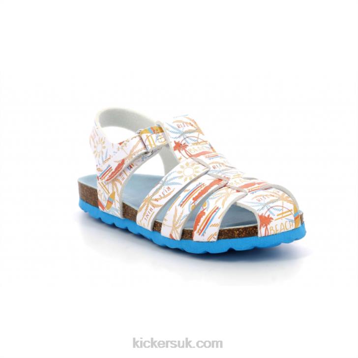 Summertan White Surf Kickers ZDBR621 Kids