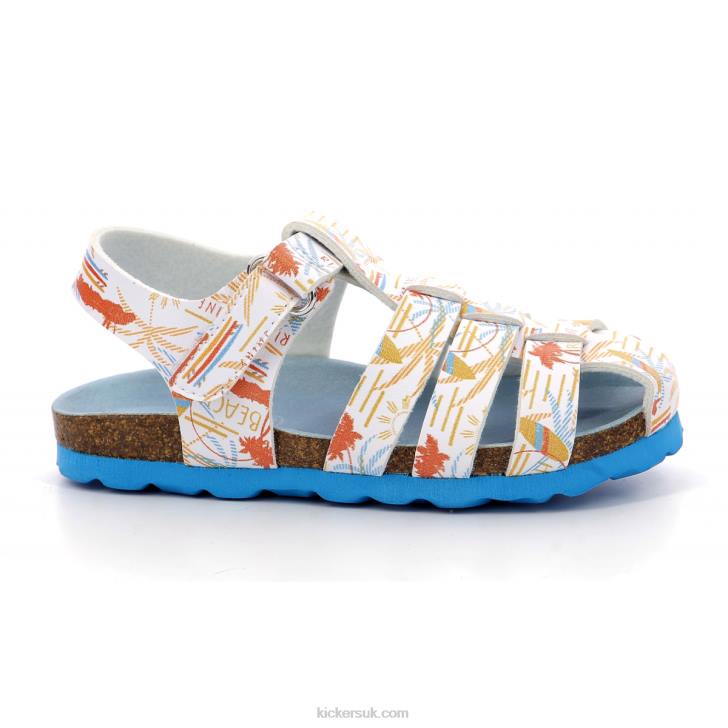 Summertan White Surf Kickers ZDBR651 Kids