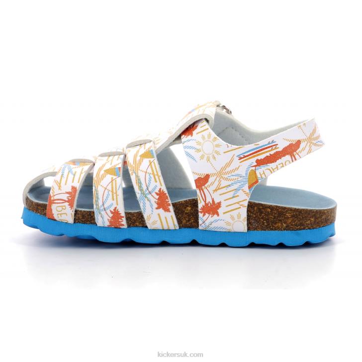 Summertan White Surf Kickers ZDBR651 Kids